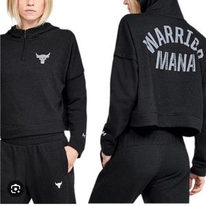 Women’s Under Armour Project Rock Warrior Mana Cropped Hoodie